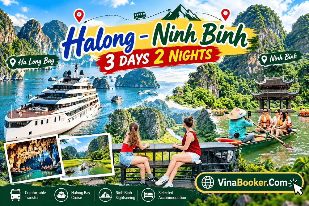 Halong - Ninh Bình 3 days 2 nights