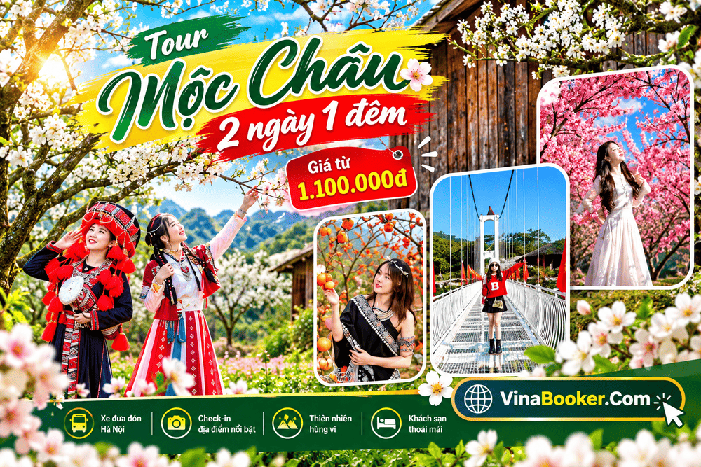 Tour Mộc Châu 2 ngày 1 đêm