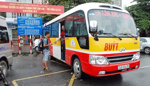 xe buyt lao cai di sapa