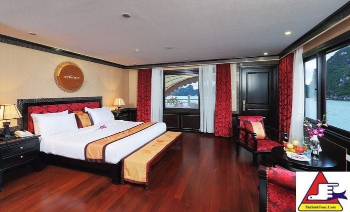 phòng ngủ Halong Starlight Cruise