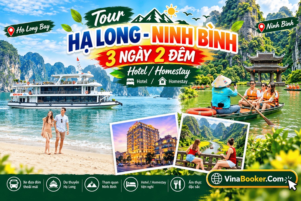 Tour Ninh Bình Hạ Long 3 ngày 2 đêm