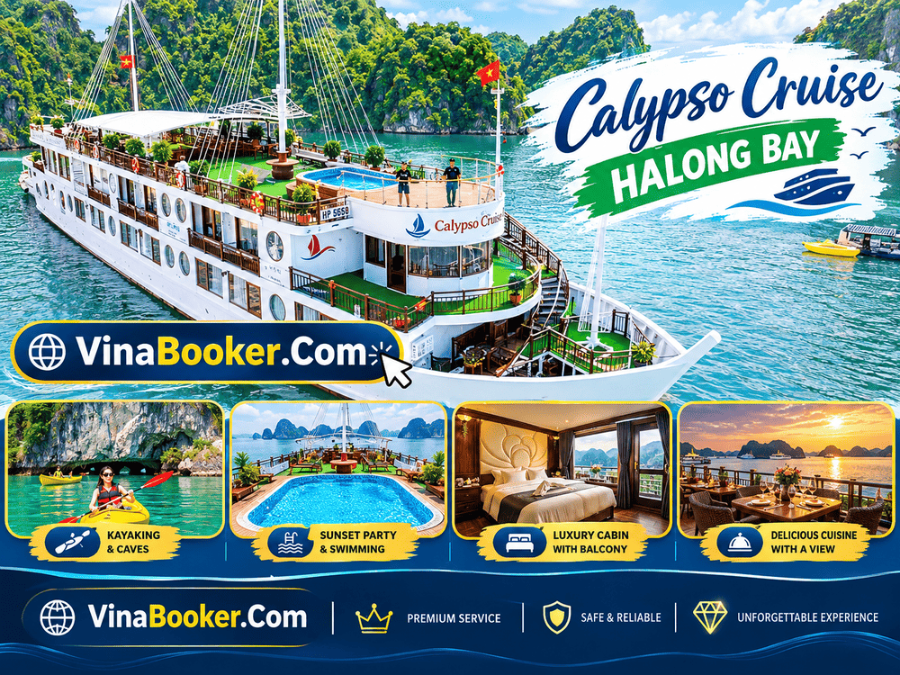 Du Thuyền Calypso Cruise – Vịnh Hạ Long