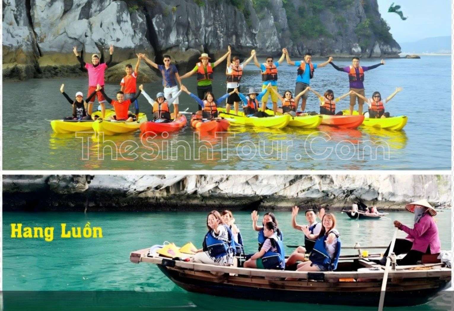 Chèo thuyền Kayak/ thuyền nan -hoạt động thu hút khách du lịch