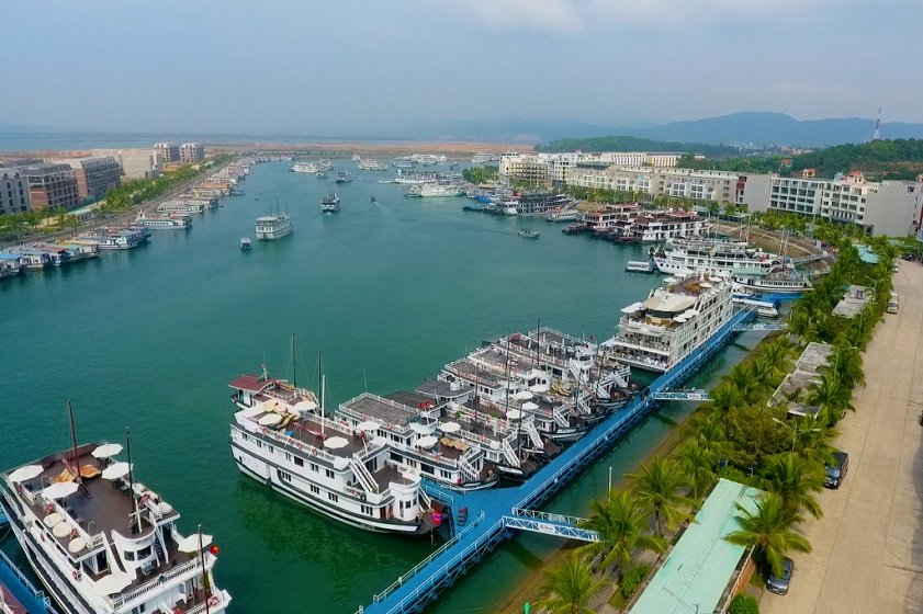 Âu tàu ngủ tại cảng tàu Tuần Châu