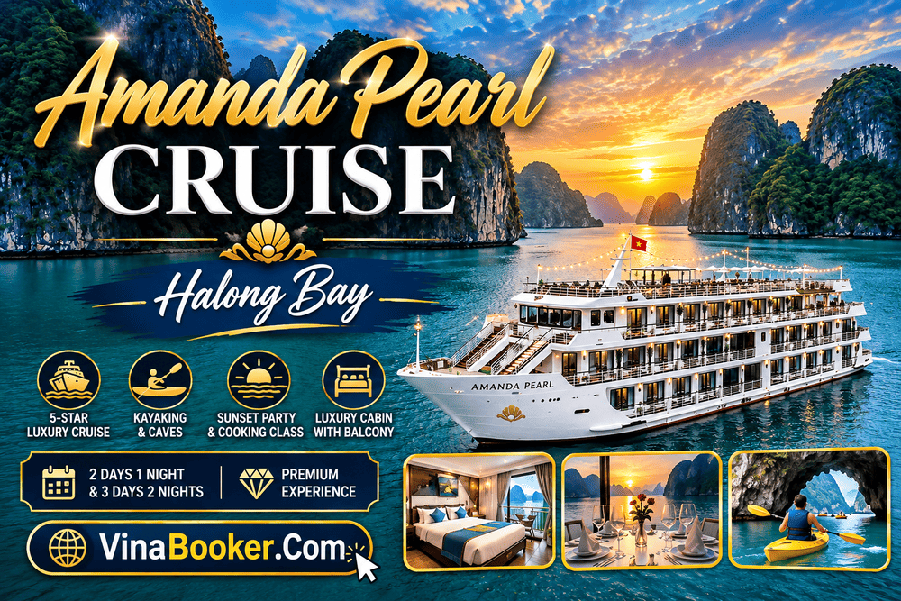 Du Thuyền Amanda Pearl Vịnh Hạ Long